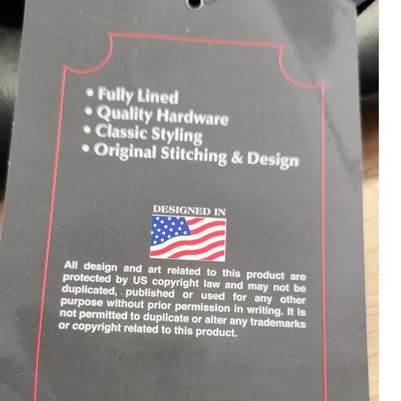 Diamond Plate Black Buffalo Leather Windshield Tool Utility Parts Bag NWT - Picture 7 of 7